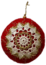 NEW! Felt Ornament Set with Lace