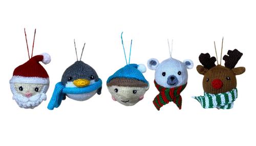 Knitted Ornament Set 